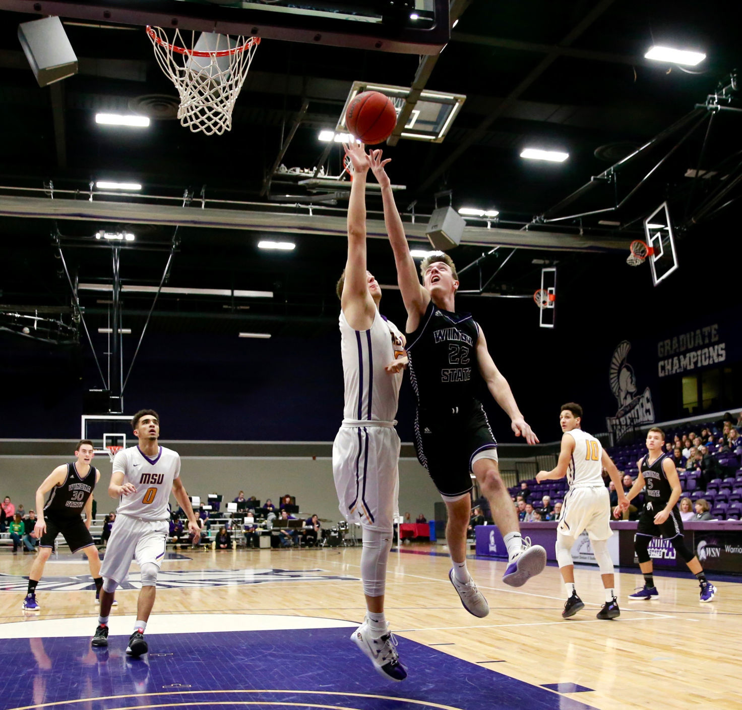 WSU MBB vs MSU 10